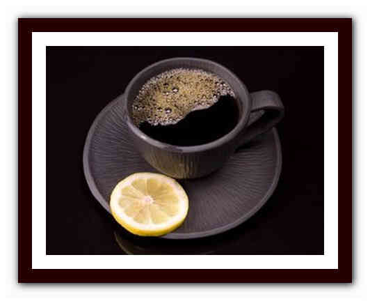 Кофе с лимоном для похудения рецепт